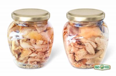 Golden Chanterelles Mushrooms Marinated or in Brine R&S GoodFoods