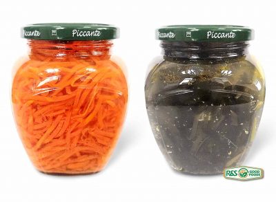 Preserved Garlic Carrots and Sea Salads R&S GoodFoods