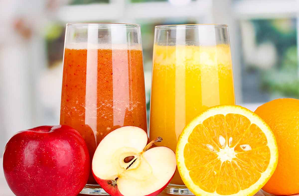 Fruits Juice R&S GoodFoods in glasses